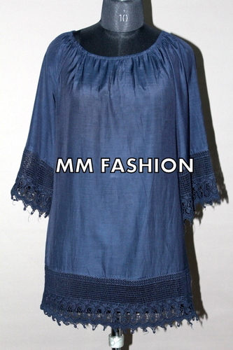 Cotton Kurtis - Customized Sizes, Short Sleeve Style | Anti-UV, Anti-Wrinkle, Breathable, Plus Size, Quick Dry, All-Season Comfort