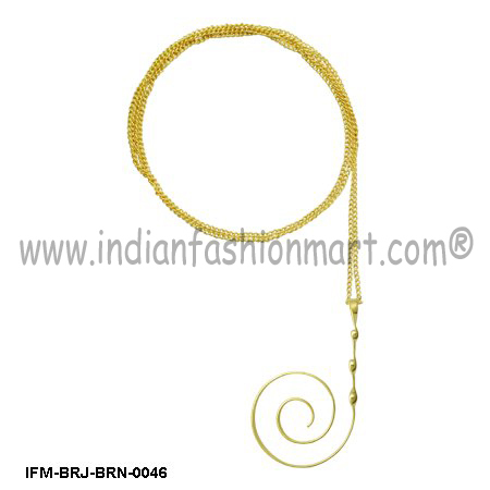 Circumvolve Romance  - Brass Pendant