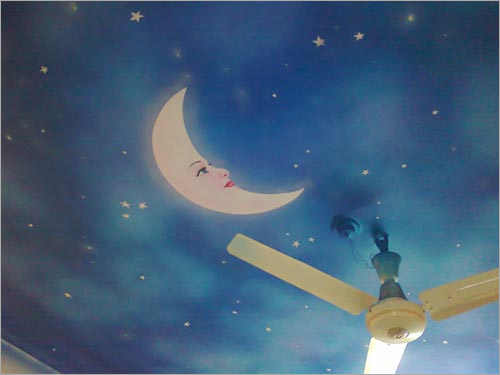 Day Night Sky Ceiling Painting Manufacturer Services In