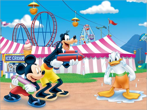 3D Cartoon Wall Paintings