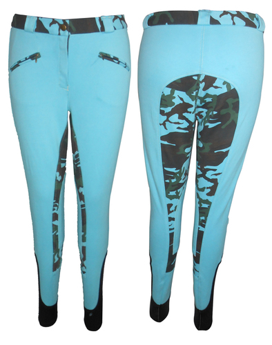 Ladies knee patch breech