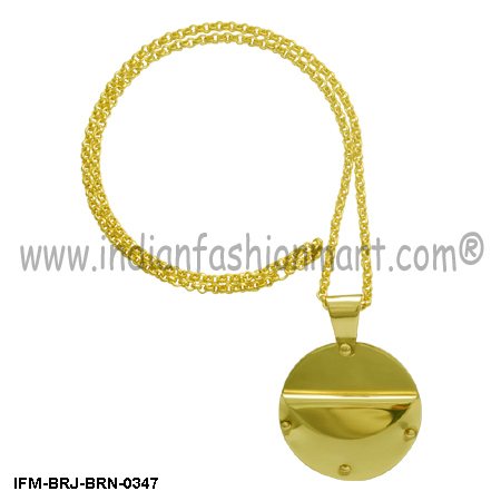 Paean Rejoice  - Brass Necklace