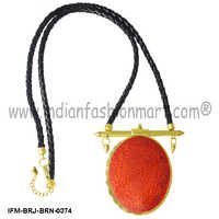 Buckaroo Starlet - Brass Pendant Necklace
