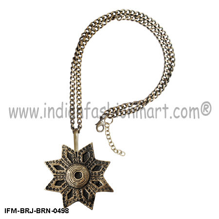 Palingenesis  of Vivacity - Brass pendant