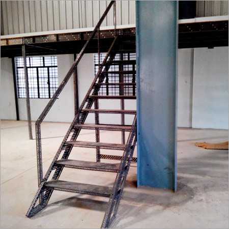 Slotted Angle Mezzanine Floor Ladder