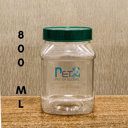 Transparent Plastic Pickle Jar