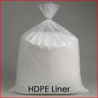 White Natural Hdpe Liner Bags