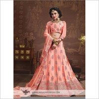 Silk Lehenga Choli Decoration Material: Stones