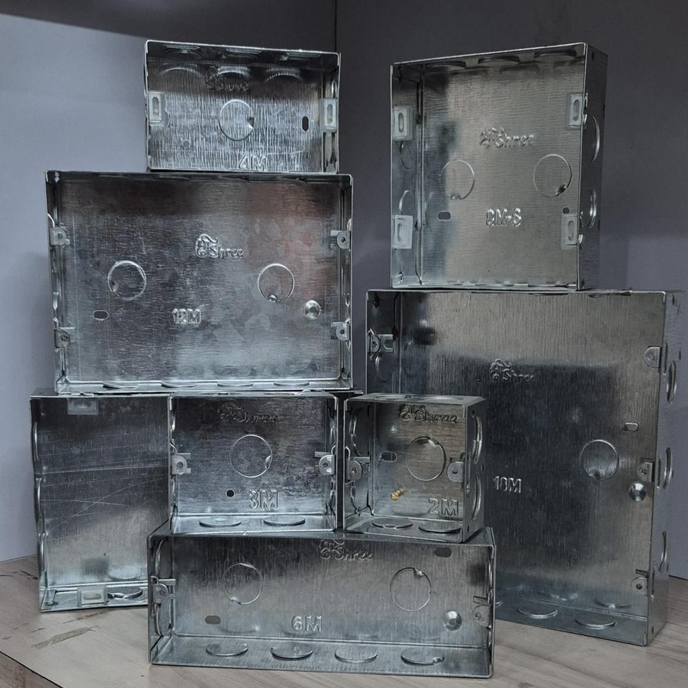 Gi Sheat Metal Box - Color: Silver