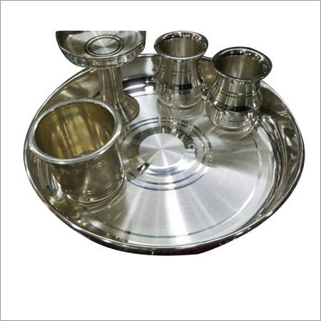 Silver Thali Set