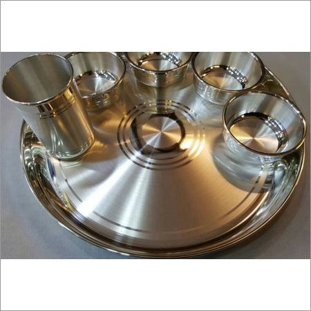 Silver Thali Set
