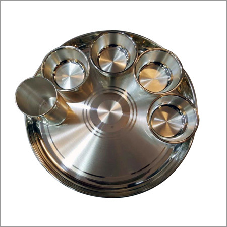 Silver Thali Set