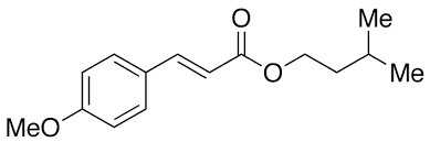 Isoamyl 4-methoxycinnamate C15h20o3