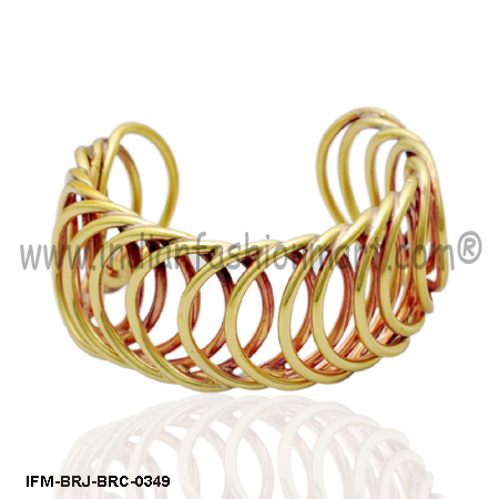 Circumbendibus  Glory  - Brass Cuff