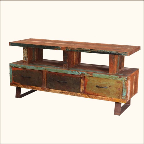 Old Age Reclaimed TV Entertainment Media Console