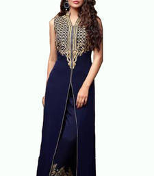 Dark Blue Party Wear Salwar Kameez