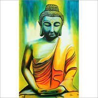 Lord Buddha Acrylic Painting