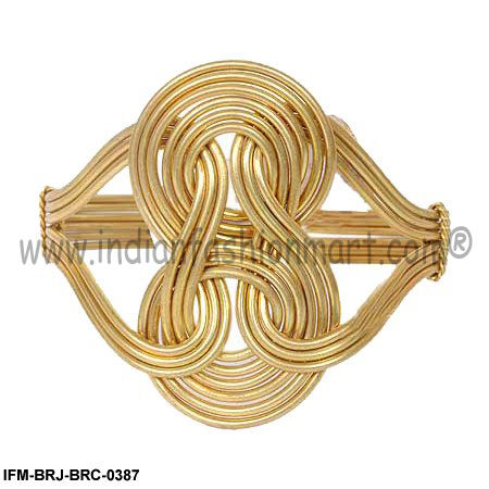 Pleasure  of  Eight -  Brass Wire Cuff