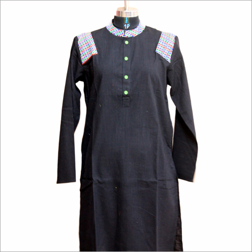 Ladies Designer Kurtis - Cotton Blend, Sizes: XL, S, M, L | Long Sleeve, Printed, Quick Dry, Anti Wrinkle, Ideal for Formal & Daily Wear