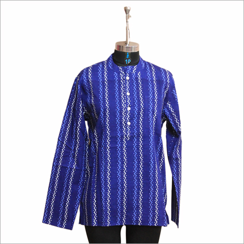 Ladies Kurtis - Printed Polyester, Long Sleeve, Winter Wear, Size S-XL, Length 889-1219.2 mm | Anti-Wrinkle, Cool Pass, Washable, Dry Cleanable