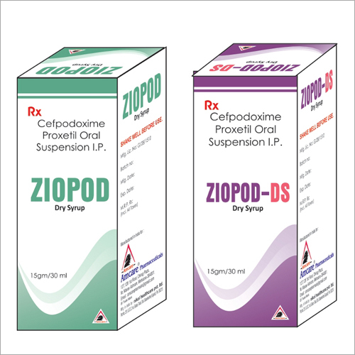 Cefpodoxime 50 mg & Cefpodoxime 100 mg Dry Syrup