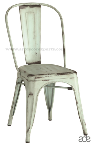 Powder Coat Industrial Cello Chair Medium Back