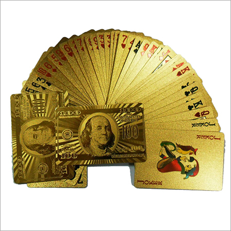 Gold Playing Cards