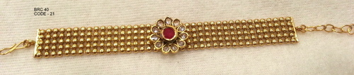 Bracelet Kada - Copper Alloy Diamond Accents | Exclusive Handcrafted Designs for Glamorous Appeal