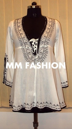 Indian Designer Embroidered Ladies Kurtis