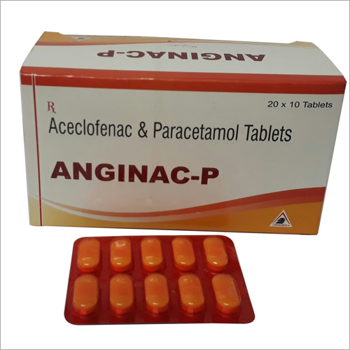 Aceclofenac 100 mg + Paracetamol 500 mg Tablets