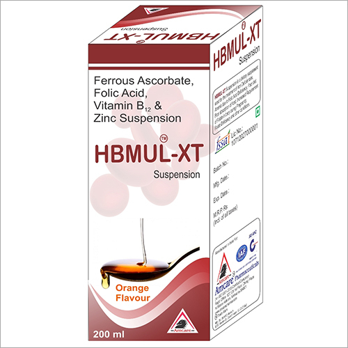 Ferrous Ascorbate 30 mg + Folic Acid 550 mg + Zinc 5 mg Suspension