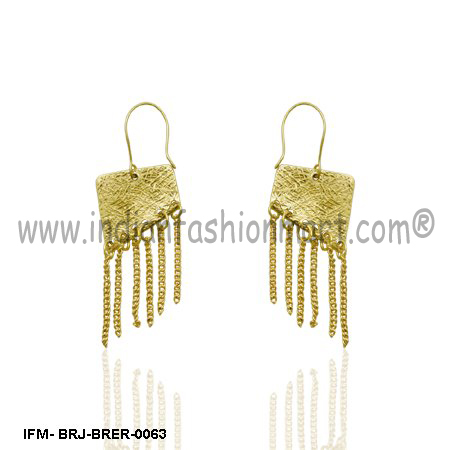 Yea-sayer Magnificence - Brass Earrings