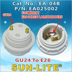 GU24 TO E26 Screw Lampholders