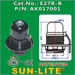 E27R-B Pull Chain Lampholder