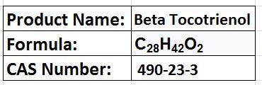 Beta Tocotrienol - Off-White Powder, CAS 490-23-3 | High Potency Vitamin E, Antioxidant, 99% Purity