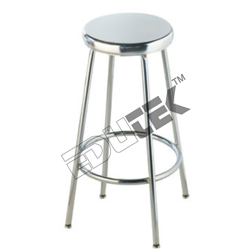 Laboratory Stool - Durable Polypropylene Material, Adjustable Height Mechanism, Ergonomic Design for Comfort
