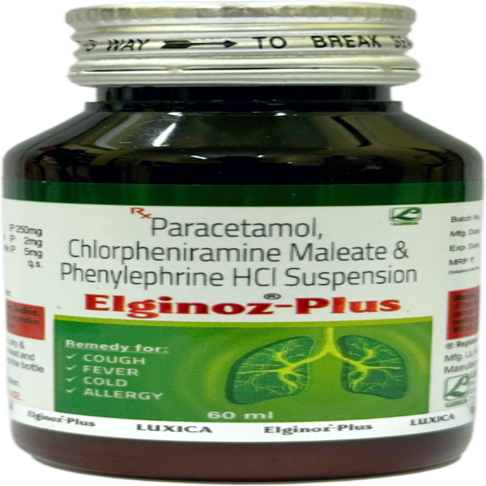 Paracetamol, Phenylephrine Cetrizine Syrup - Formulations Form: Liquid