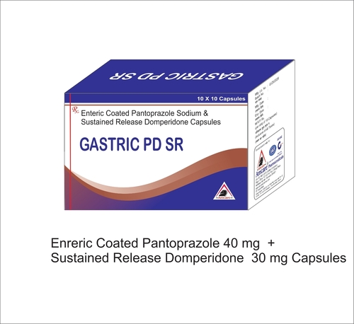 Pantoprazole 40 mg + Domperidone 30 mg Suatained release Capsules