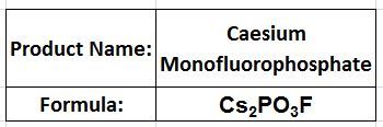 Monofluorophosphates