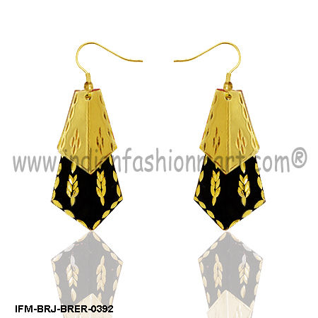 Nocturnal Joy - Brass Earrings Gender: Women