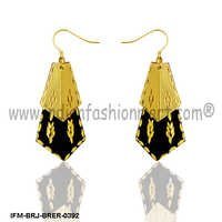 Nocturnal  Joy - Brass Earrings