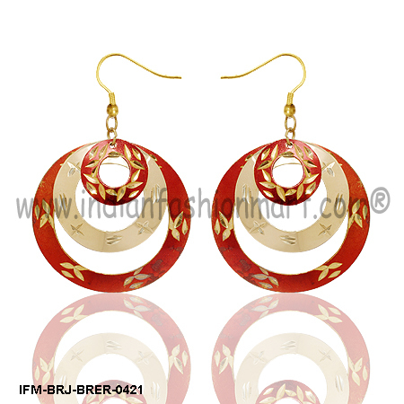 Festive Looks - Brass Earrings