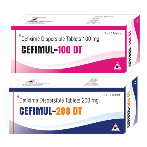 CEFIXIME 100 mg Dispersible Tablets & CEFIXIME 200 mg Dispersible Tablets