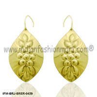 Auriferous  Spring   - Brass Earrings