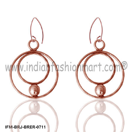 Mars Enigma - Brass Earrings Gender: Women