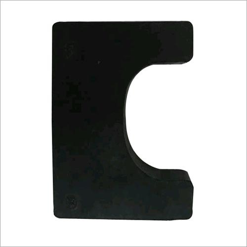 Rubber Block For Industrial Trolleys Type 1