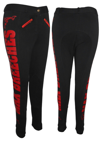 Ladies knee patch breech