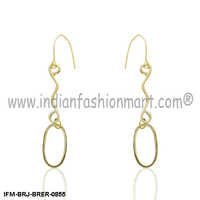 Ample  Inveigle - Brass Earrings