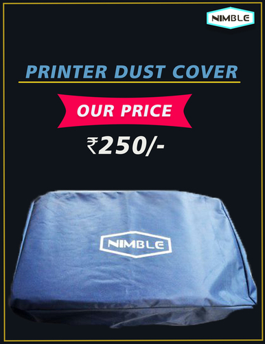Printer Dust Cover - Waterproof Material, Compatible with Epson Color Printers, Blue Color | Designed to Effectively Cover and Protect Printers