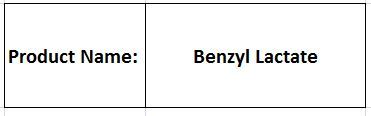 Benzyl Lactate